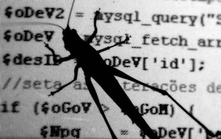 Code on a screen representing a software security patch