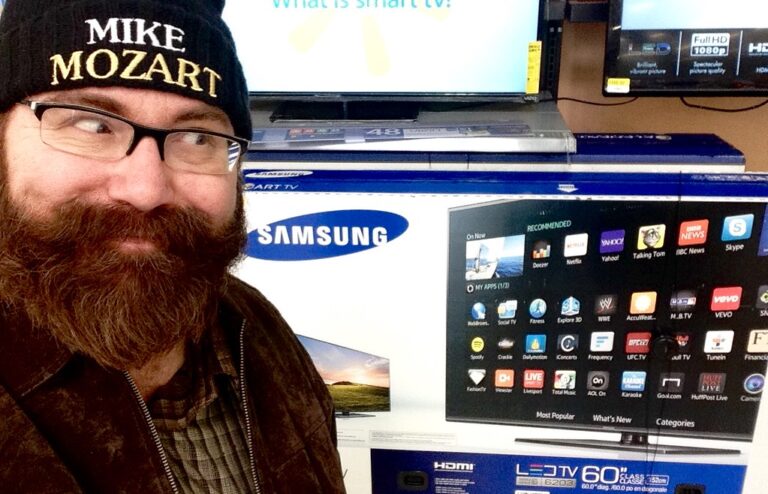 Smart TV remote control representing residential proxy apps