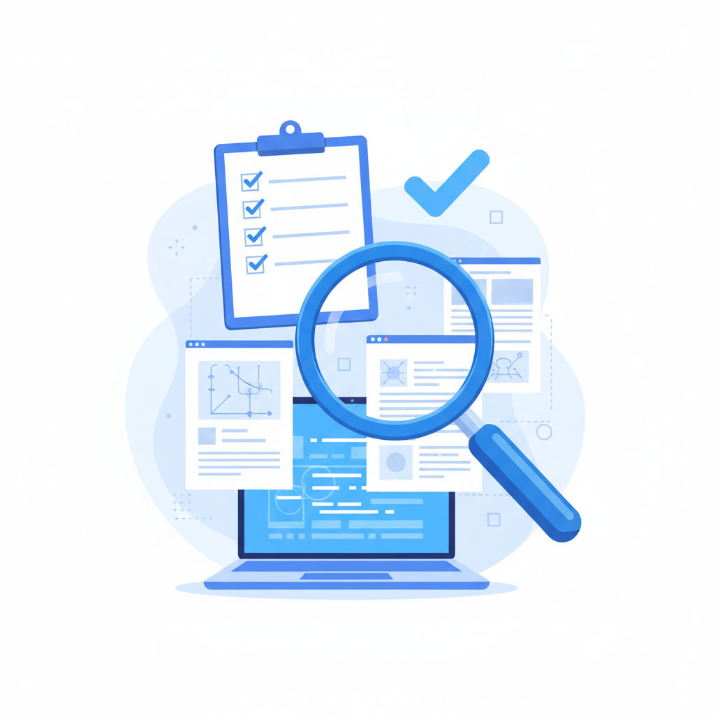 Illustration representing fact check
